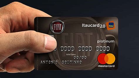 Cartão de crédito Fiat Itaúcard, que dá descontos em carros.